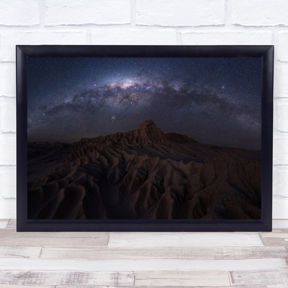 Sky Australia Stars Mungo Mood Star Milky Way Galaxy Desert Wall Art Print