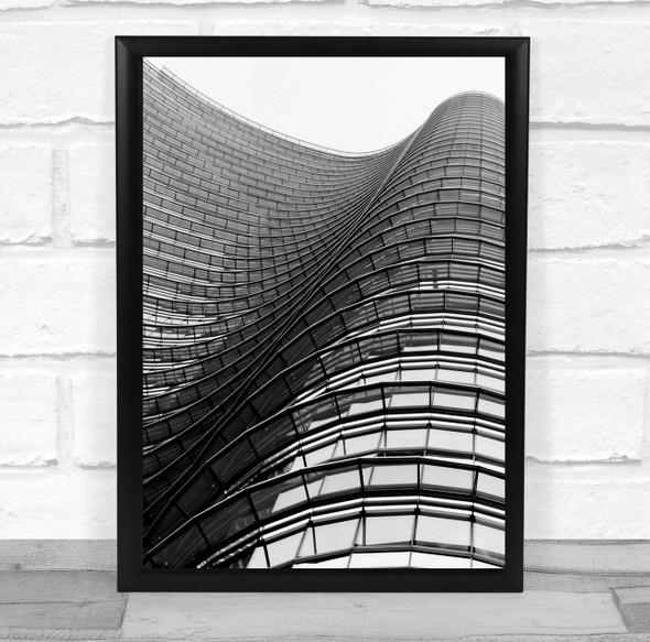 Architecture Black & White Black And White High Key High-Key Modern Print