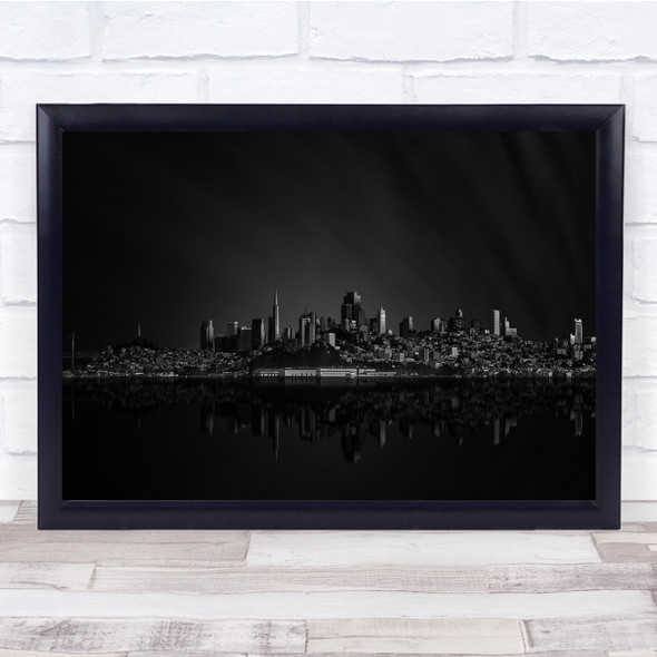 Architecture Skyline Cityscape City San Francisco Downtown Wall Art Print