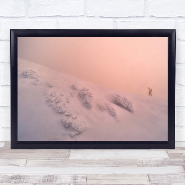 Slovakia Low Tatras Light Ice Snow Mood Atmosphere Nikon Landscape Print