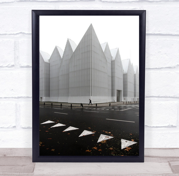 Architecture Building Philharmonic Modern Street Untitled Wall Art Print