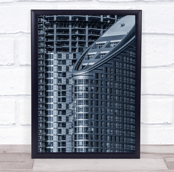 Urban Architecture Shape Pattern Abstract Building Modern Wall Art Print