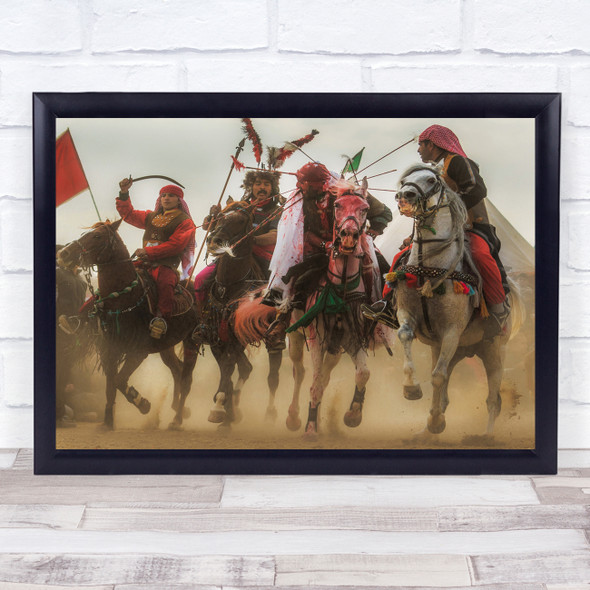 Iran Documentary Horses weapons Tasua Taazieh Murderers Wall Art Print