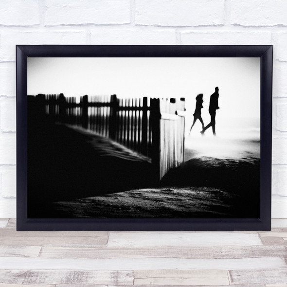 Portugal Beach Sand Lensbaby Love Couple Romance Pair Romantic Wall Art Print