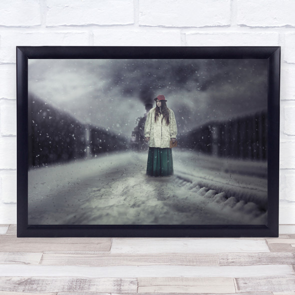 I Just Missed You Women Cold Weather Wall Art Print