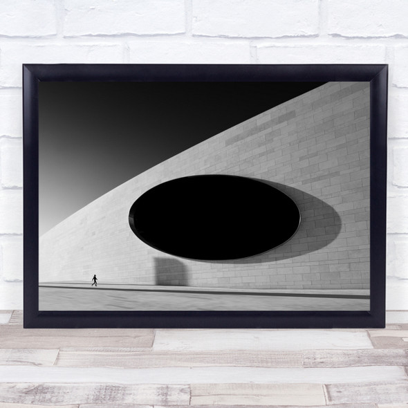So Small large oval architecture Wall Art Print