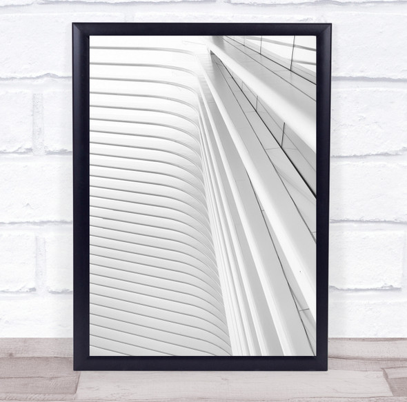 Phoenix Wing white building Wall Art Print