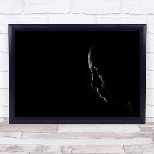 Mother Woman stare Dark Wall Art Print