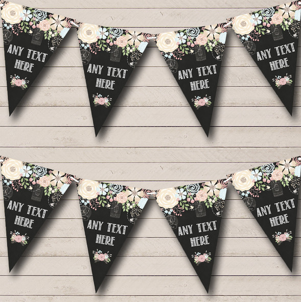 Shabby Chic Chalk Style Custom Personalised Tea Party Flag Banner Bunting