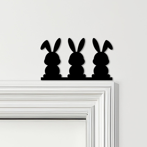 Door Topper Easter Decor Bunnies Various Colours Top Of Door Frame Decor Sign