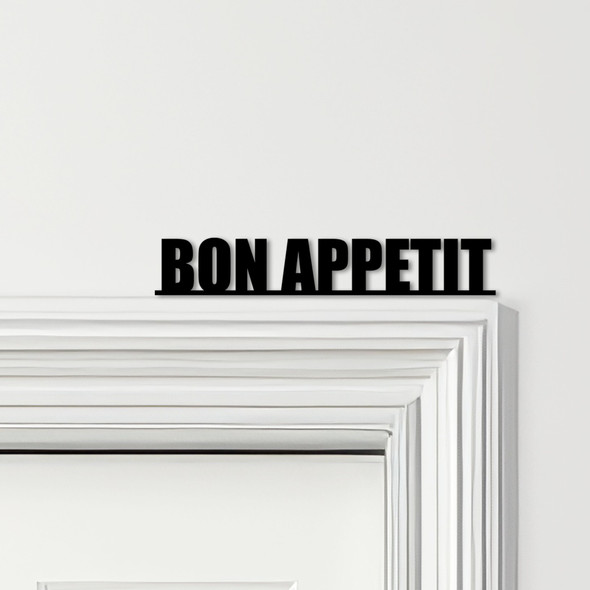Door Topper Bon Appetit Kitchen Decor Quote Various Colours Frame Decor Sign