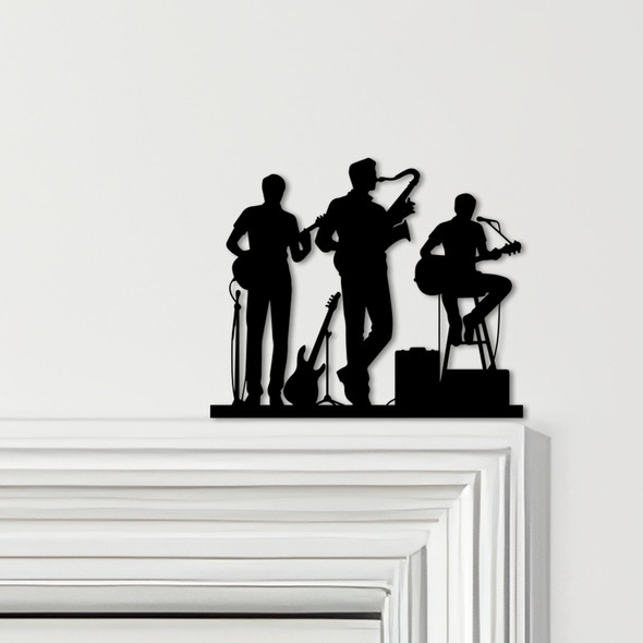 Door Topper Music Band Instruments Various Colours Top Of Door Decorative Sign