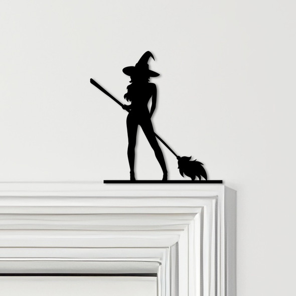 Door Topper Sexy Witch Halloween Decor Various Colours Decorative Sign
