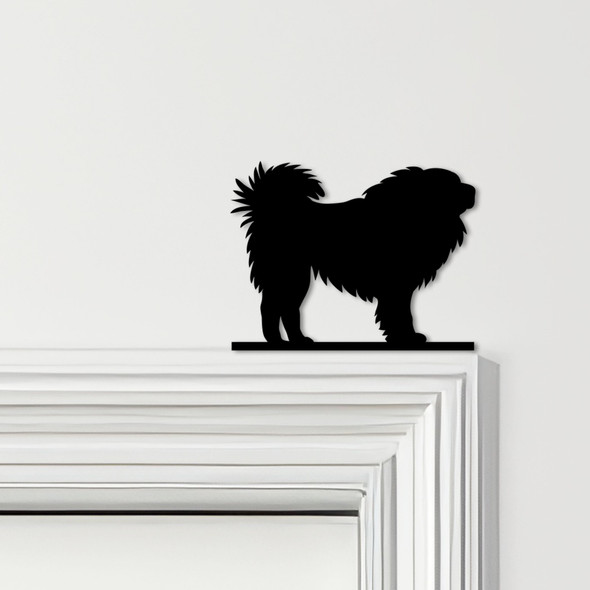Door Topper Tibetan Mastiff Dog Various Colours Top Of Door Frame Decor Sign