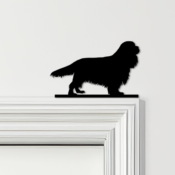 Door Topper Cavalier King Charles Spaniel Dog Various Colours Frame Decor Sign