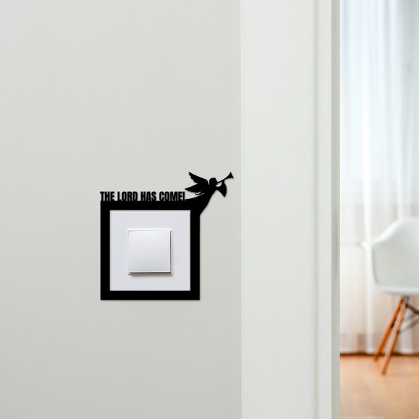 Light Switch Surround The Lord Has Come Angel Christmas Decor Switch Cover Frame