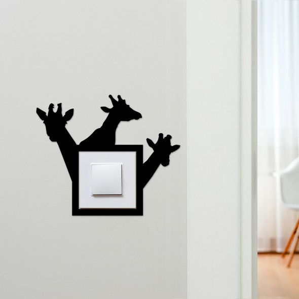 Light Switch Surround Giraffe Decorative Switch Plate Cover Frame