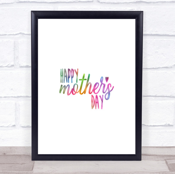 Mothers Rainbow Quote Print