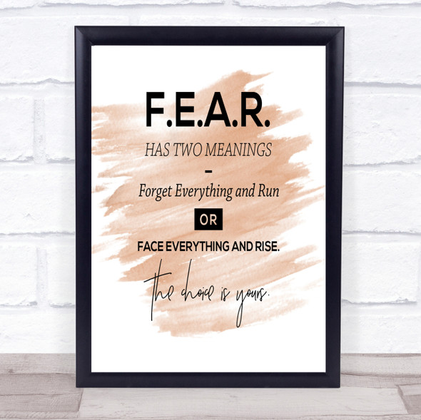 Forget Everything Quote Print Watercolour Wall Art