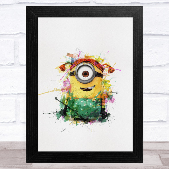 Minion Smudge Style 3 Children's Kid's Wall Art Print