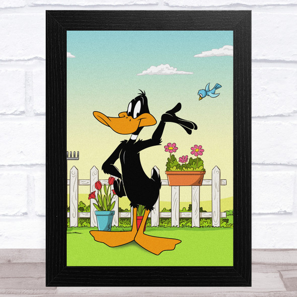 Daffy Duck Vintage Children's Kid's Wall Art Print