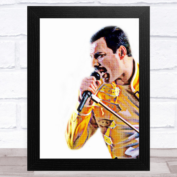 Freddie Mercury Pop Art Celeb Wall Art Print