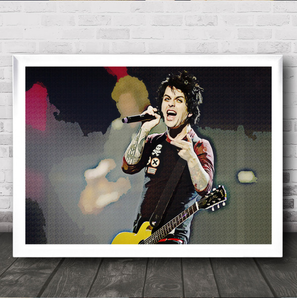 Billie Joe Watercolour Celeb Wall Art Print