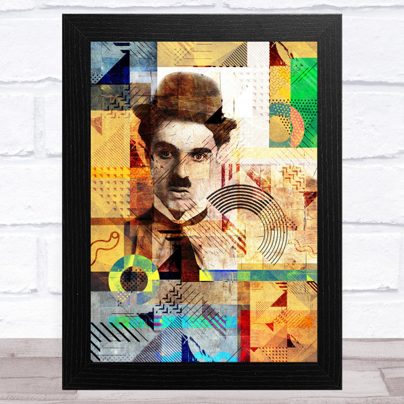 Charlie Chaplin Iconic Celeb Wall Art Print