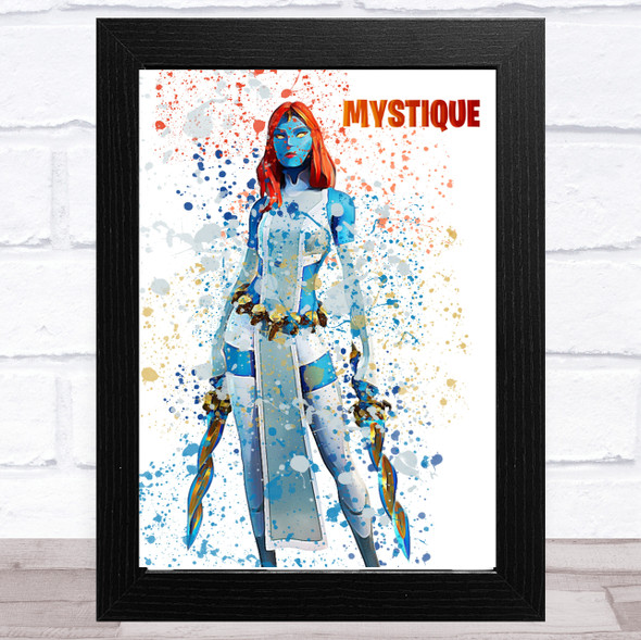 Splatter Art Gaming Fortnite Mystique Kid's Room Children's Wall Art Print