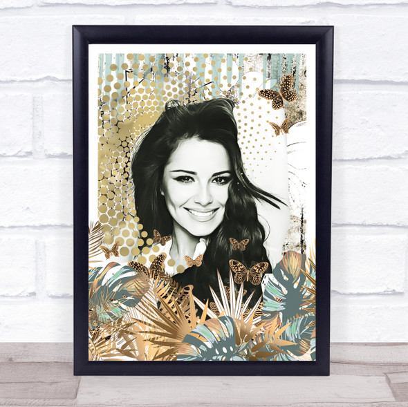 Cheryl Gold Jungle Butterflies Icon Wall Art Print