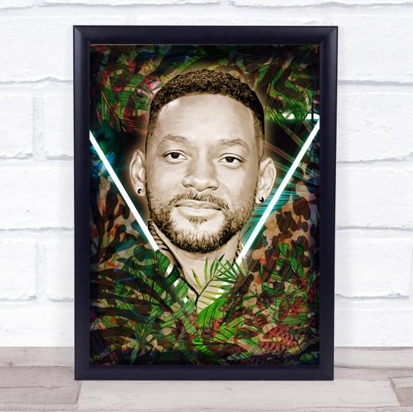 Will Smith Neon Jungle Wall Art Print