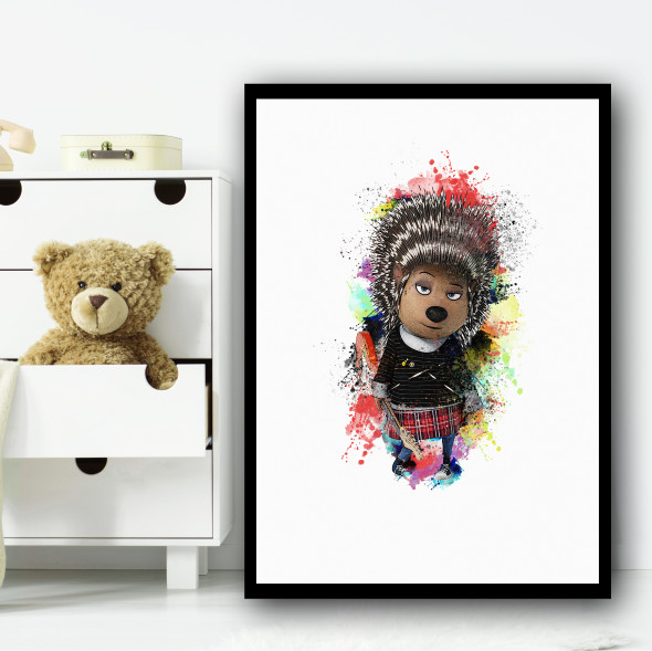 Ash The Hedgehog Sonic Wall Art Print