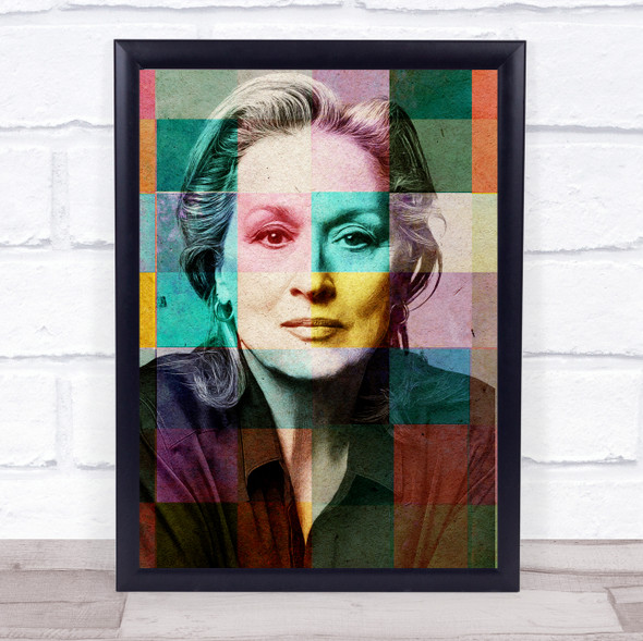 Meryl Streep Pop Art Wall Art Print