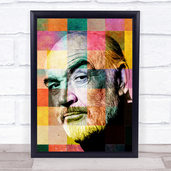 Sean Connery Pop Art Wall Art Print