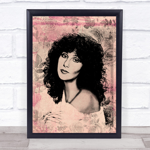 Cher Floral Pink Wall Art Print