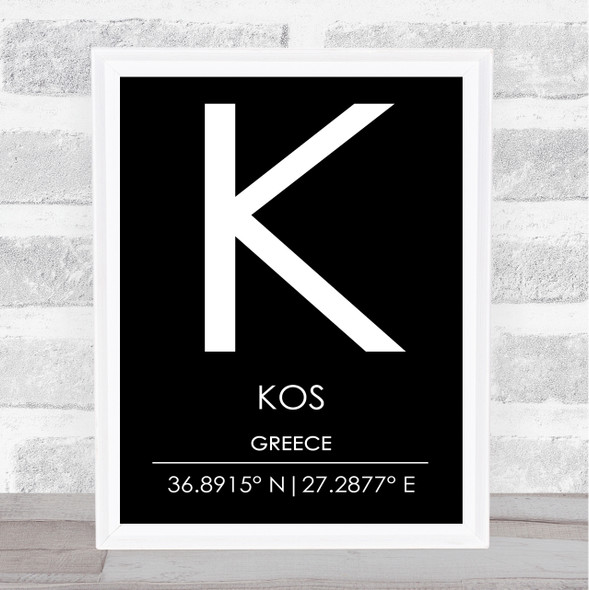 Kos Greece Wall Art Print