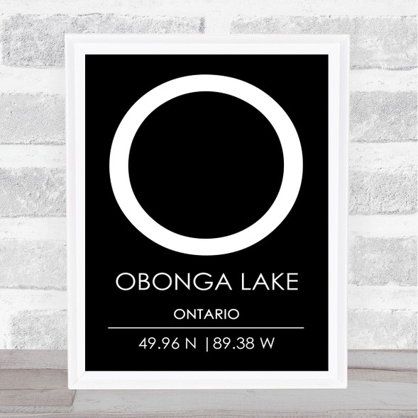 Obonga Lake Ontario Wall Art Print