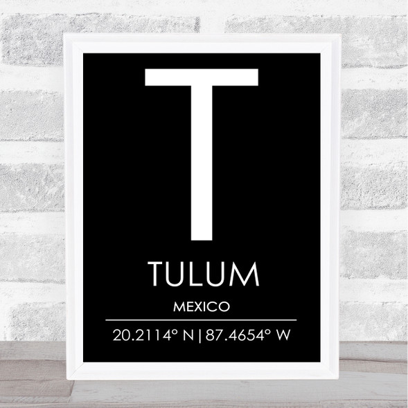 Tulum Mexico Wall Art Print