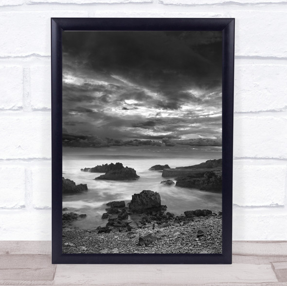 Cabo Raso Seascape Portugal Linhof Coast Water Sea Ocean Rocky Beach Art Print