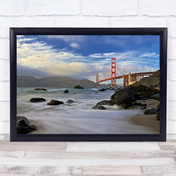 Golden Gate Bridge USA Travel San Francisco Us Wall Art Print