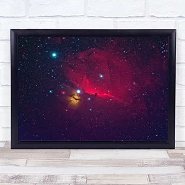 Nebula Space Night Sky Astronomy Universe Galaxy Stars Wall Art Print