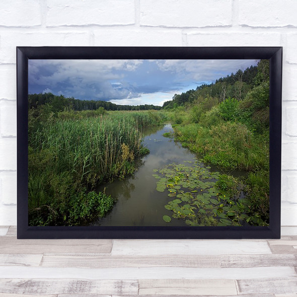 Ukraine Summer River Wall Art Print