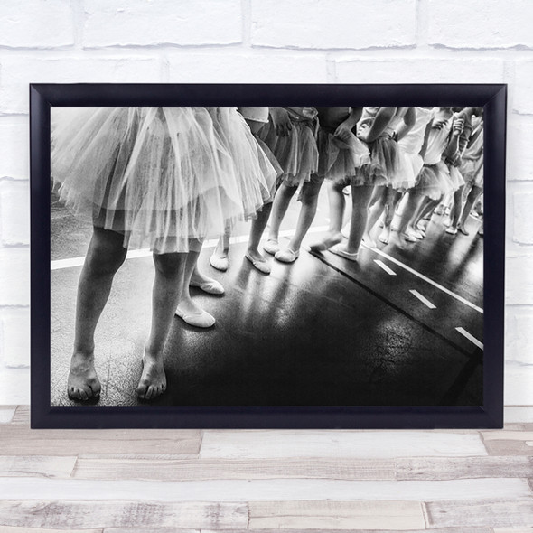 Ballerina Ballet Dance Dancer Dancing Skirt Skirts Legs Wall Art Print