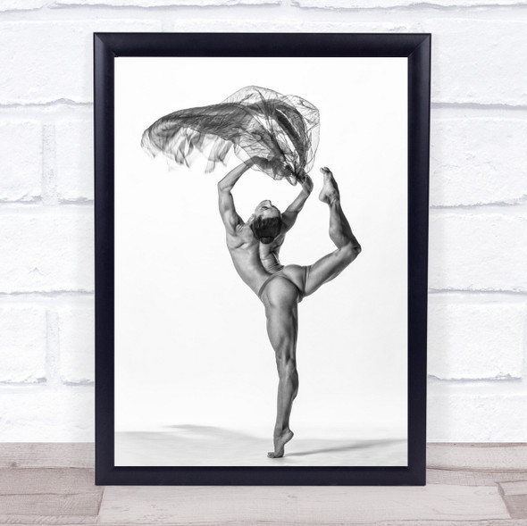 Power Attitude Dance Fine Nude Naked Dancer Dancing Ballet Wall Art Print