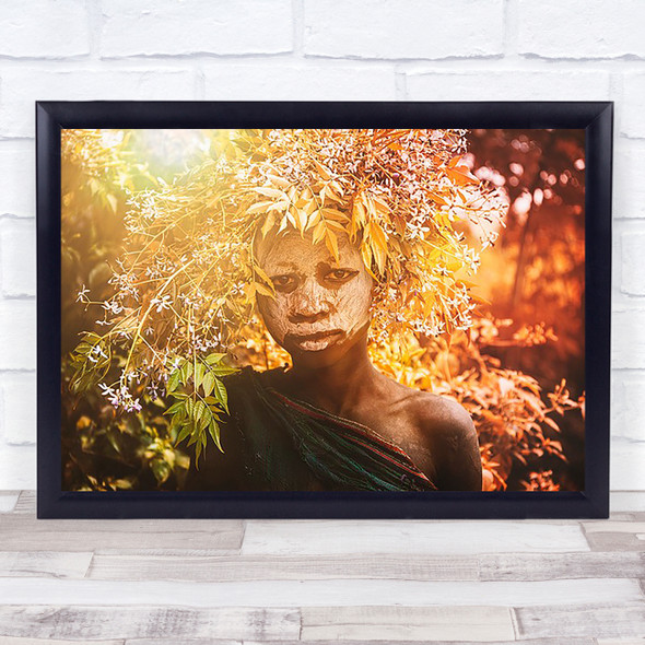 SurmaColors Ethiopia Tribe Suri Omo Valley Tribal Ethnic Indigenous Art Print