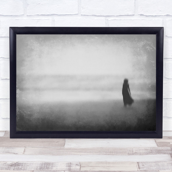 The Longing Texture Vignette Missing Awaiting Emotion Feeling Wall Art Print