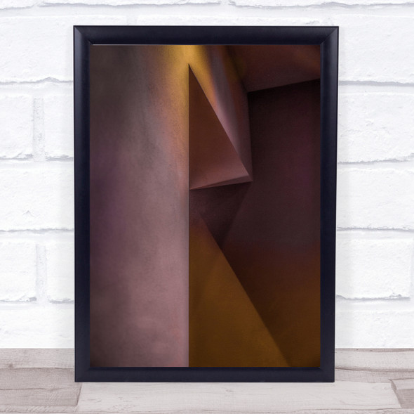 Angle Angles Corner Lines Shapes Abstract Geometry Pastel Wall Art Print