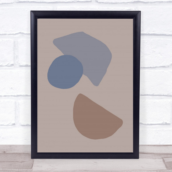 Organic Shapes 03 Graphic Illustration Geometry Abstract Wall Art Print