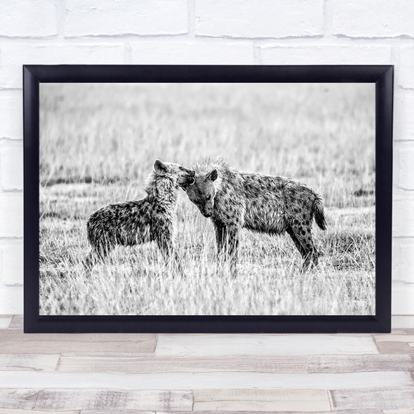 Hyena I Wild Kenya Safari Africa Amboseli Hyenas Wildlife Wall Art Print