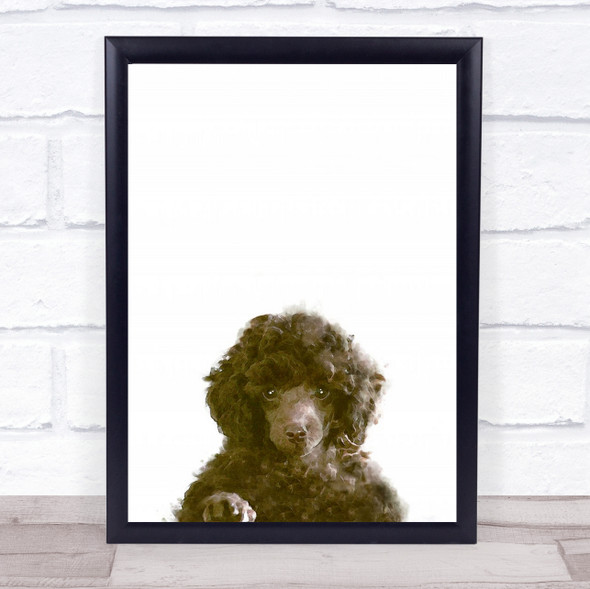 The Dog Animal Pet Illustration Dogs Cute Wall Art Print